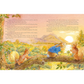 Illustrated book page with characters from 'The Tale of Peter Rabbit' by Beatrix Potter.
