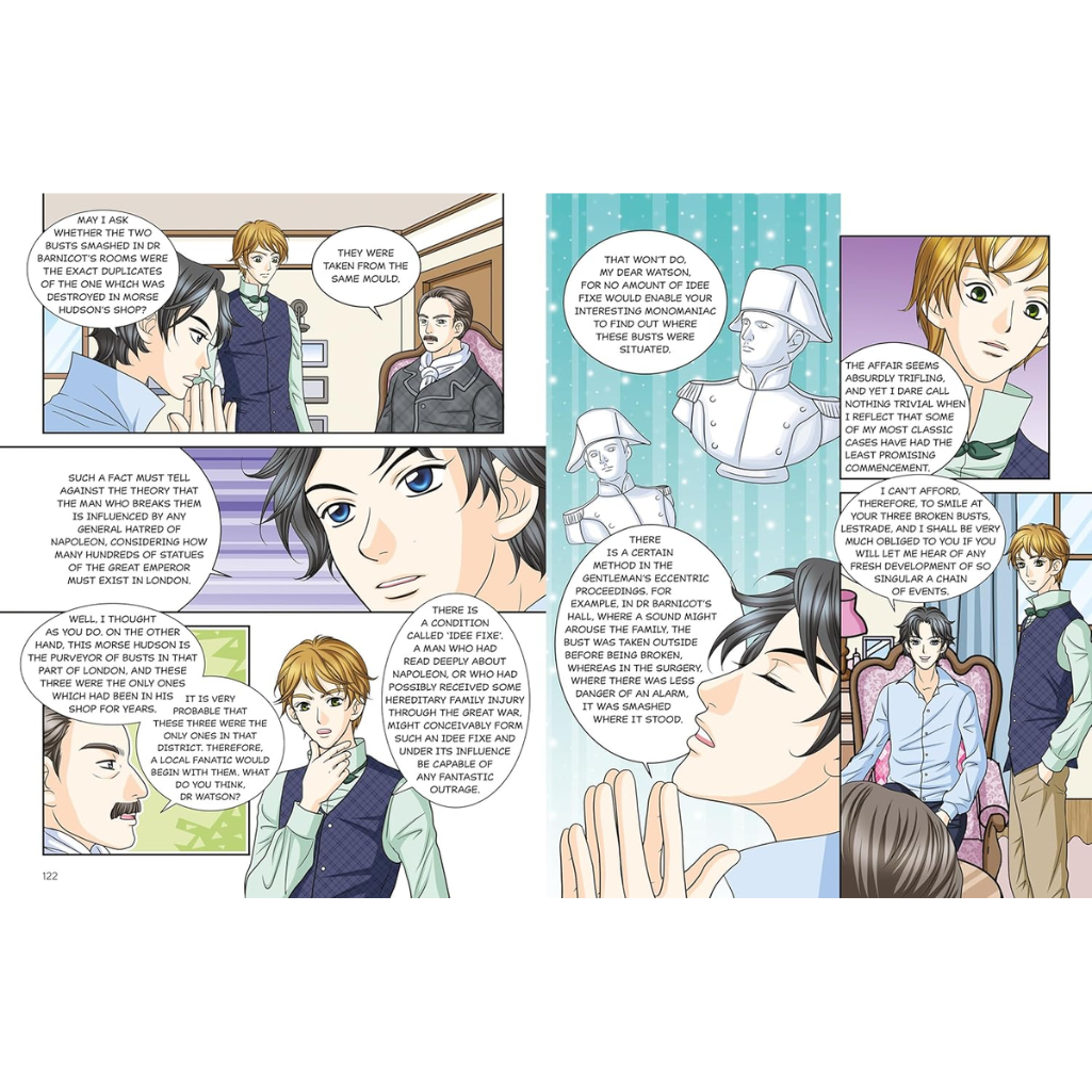 Comic book page with character panels and dialogue bubbles