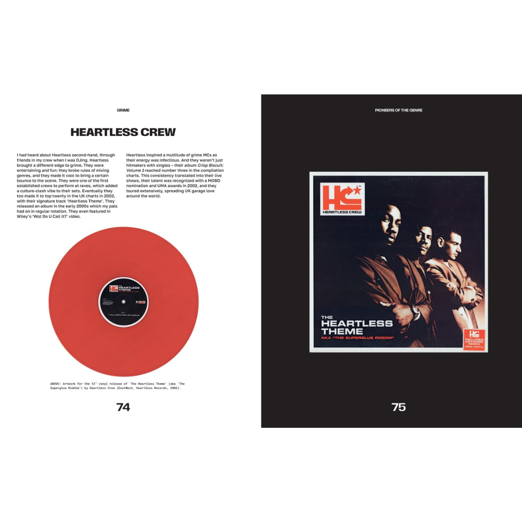 Vinyl record with red disc and cover featuring a band, on a white background.