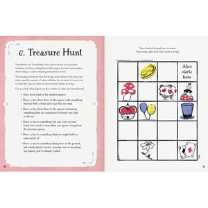Alice's Puzzle Adventures in Wonderland (Paperback) Internal Spread