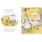 Illustration from a children's book with Winnie the Pooh and friends at a birthday party.