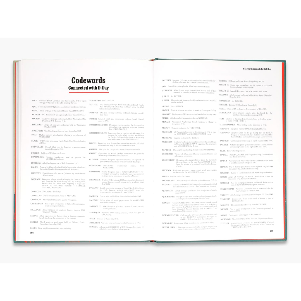 Open book showing a page with text on a white background
