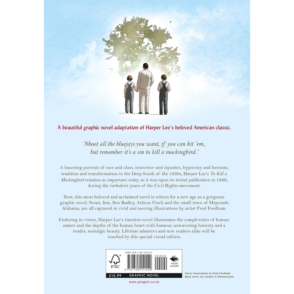 To Kill a Mockingbird Graphic Novel Back Cover (Hardback)