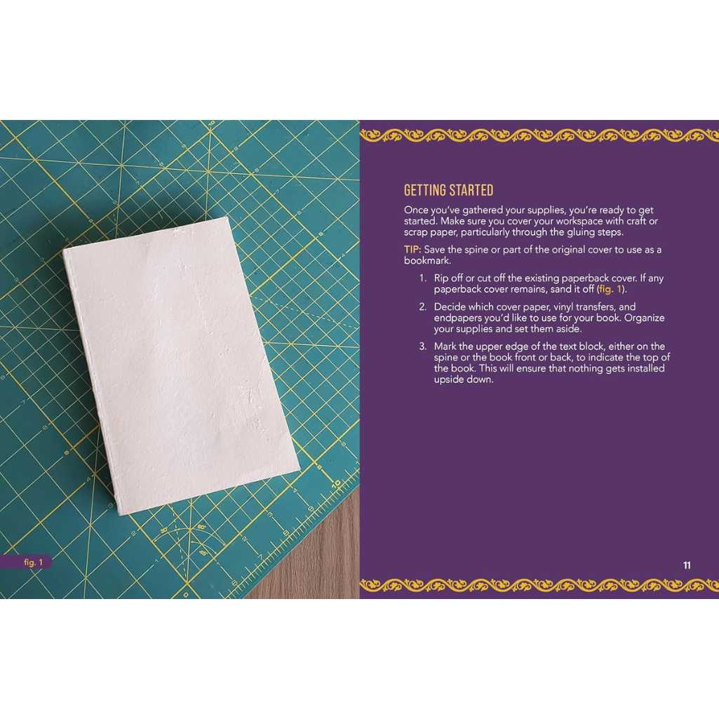 Bookbinding Kit: Transform Your Favorite Book into a Deluxe Edition - Includes: Chipboard, Cover Paper, Decorative Endpapers, Bone Folder, Gold Transfers, Bookbinding Glue, Foam Brush, Mull Cloth Paperback – 16 Oct. 2025
by Amanda Carestio (Author)
