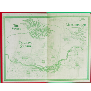 Elphie, A Wicked Childhood by Gregory Maguire, Internal Map Image of Munchkinland