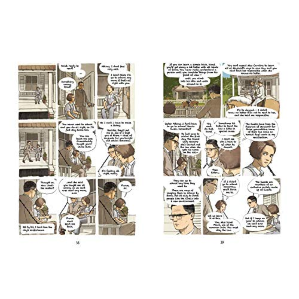 To Kill a Mockingbird Graphic Novel Internal Spread (Hardback)