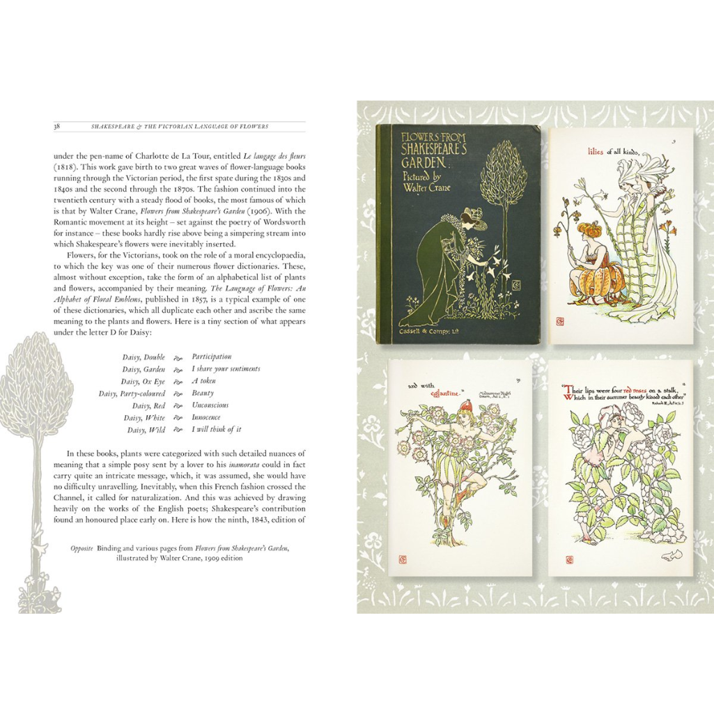 Book with decorative illustrations on a white background