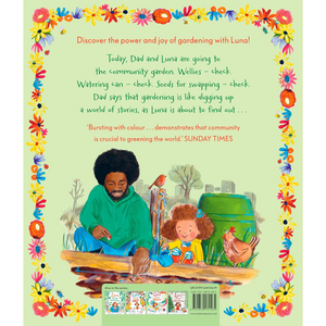 Luna Loves Gardening by Joseph Coelho, Back Cover Image