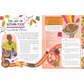 Page from a cookbook featuring autumn-themed recipes and illustrations.