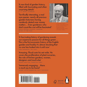 An Economic History of the English Garden by Roderick Floud, Back Cover Image