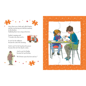 The Tiger Who Came to Tea Jigsaw Book Internal Spread Image