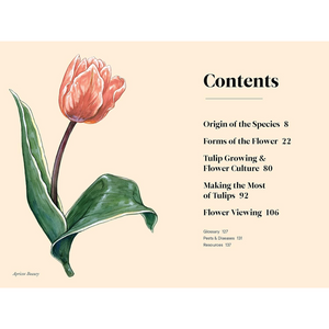 Tulips, A Little Book of Flowers by Tara Austen Weaver, Contents Page Image