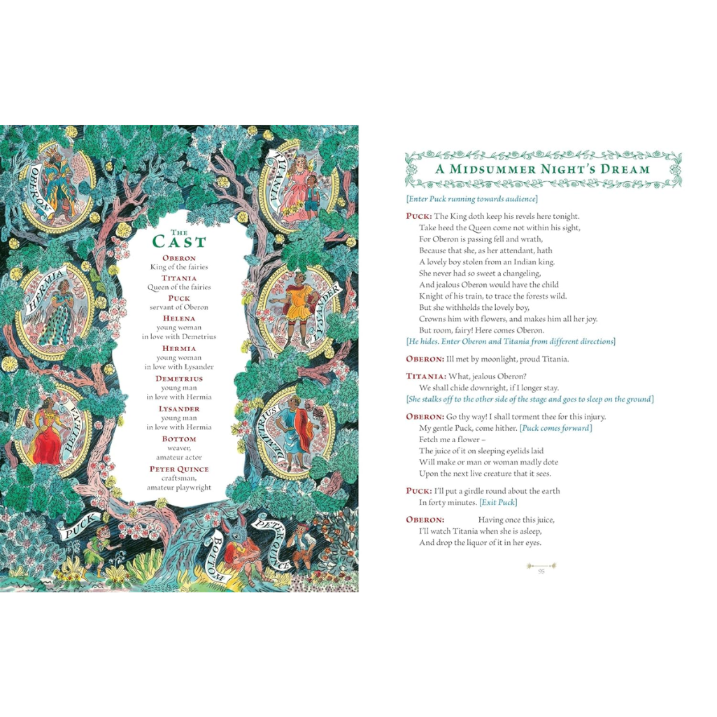 Shakespeare's First Folio: All The Plays: A Children's Edition (Hardback) Internal Spread