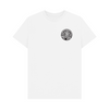 Black British Library Stamp T-Shirt - White