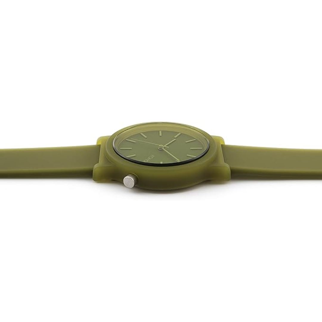 Grasshoper Green Watch Side view