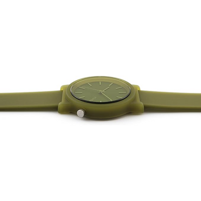 Grasshoper Green Watch Side view