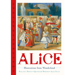 Alice in Wonderland Illustrative Pull-out Prints Image cover