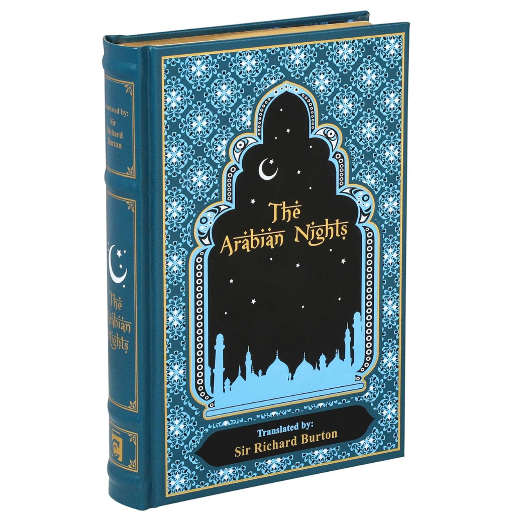 Arabian Nights (Leather-bound Classics)
by Sir Richard Burton (Author, Translator), Ken Mondschein (Introduction)  Format: Leather Bound