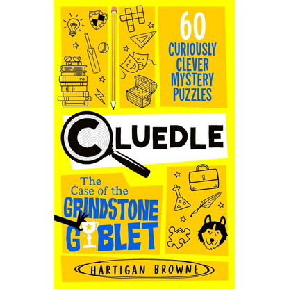 Cluedle - The Case of the Grindstone Goblet: 60 Curiously Clever Mystery Puzzles (Paperback)