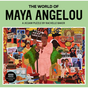 The World of Maya Angelou: A 1000-piece Jigsaw Puzzle by Rachelle Baker