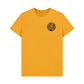 Black British Library Stamp on Mustard Printed T-shirt