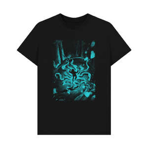 Black Printed T-shirt Lure of Atlantis