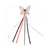 Fairy wings wand on white background