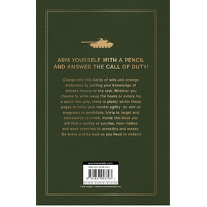 The Military History Puzzle Book: 200 Brain-Teasing Activities (Hardback)