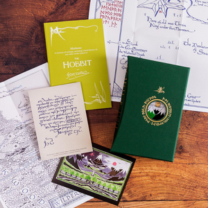 The Hobbit: Illustrated by the Author (Hardback) spread of included items