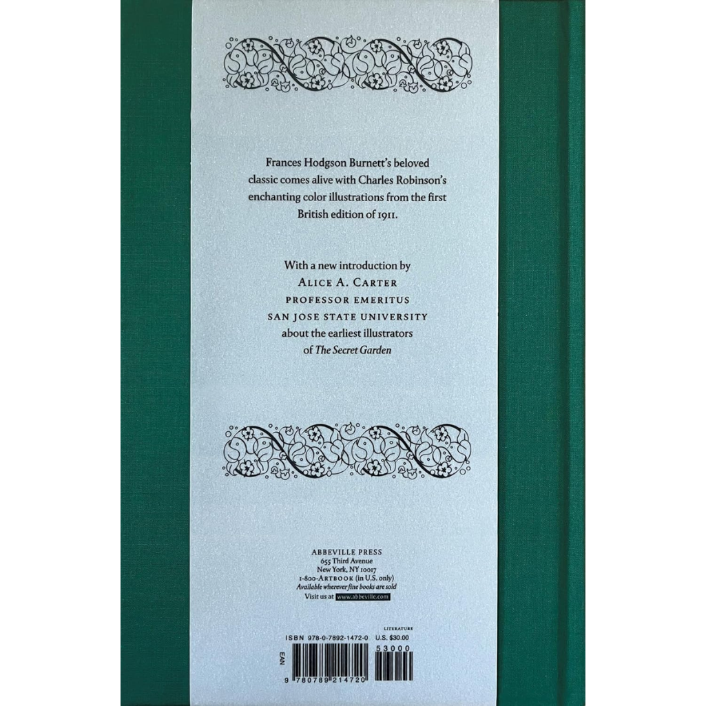 Book cover with green background and light blue text section