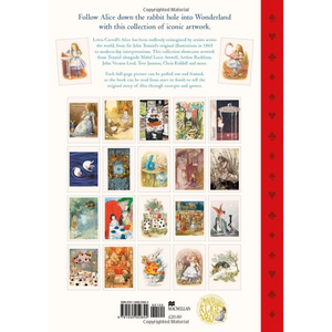 Alice in Wonderland Illustrative Pull-out Prints Image back cover