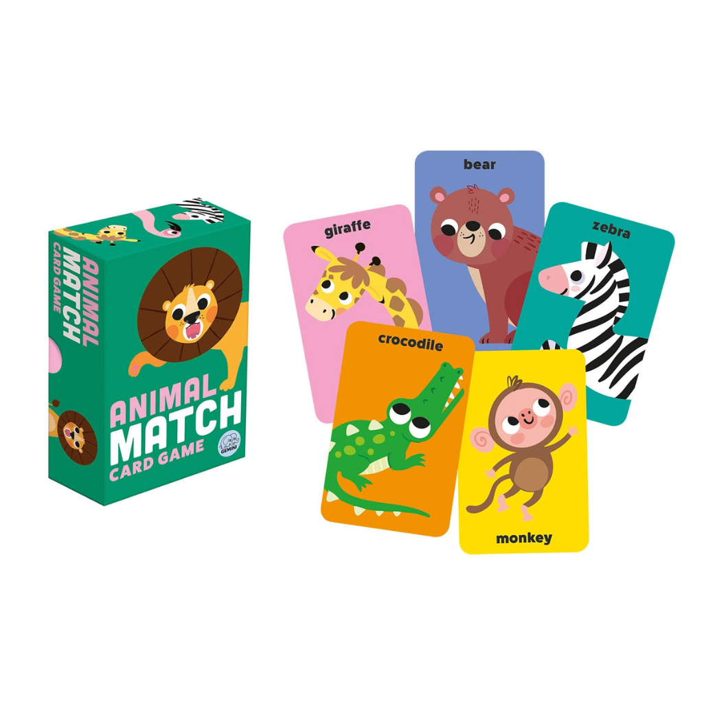 Animal Match Card Game: 52-Card Deck With Instructions Included (Gemini Card Decks) Hardcover – 26 Mar. 2026
by Robyn Gale (Author), Sarah Wade (Illustrator)
