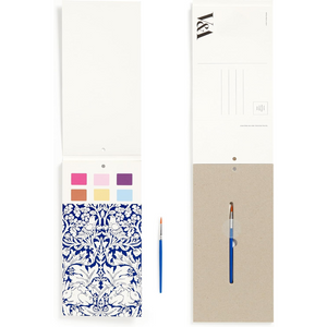 William Morris Paint-In Postcard Set