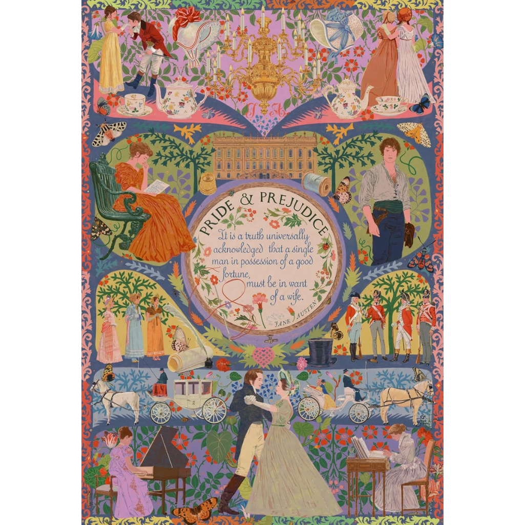 Pride & Prejudice: The Opening Lines: A 500-Piece Jigsaw Puzzle
by Skittledog (Author), Jane Austen (Author)  Format: Misc. Supplies
