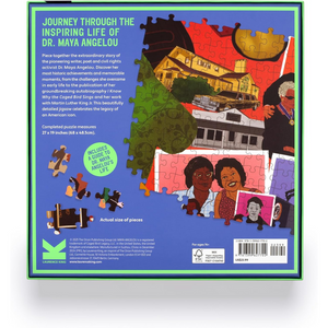 The World of Maya Angelou: A 1000-piece Jigsaw Puzzle by Rachelle Baker