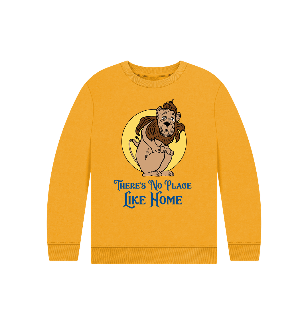 Mustard Cowardly Lion Kids Organic Jumper