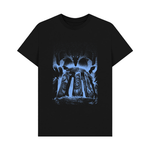 Black Printed T-shirt Front