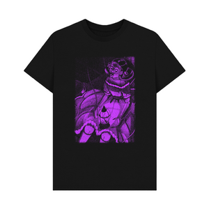 Black Printed T-shirt Deadly Dolls