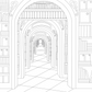 Cosy Bookshops Colouring Book