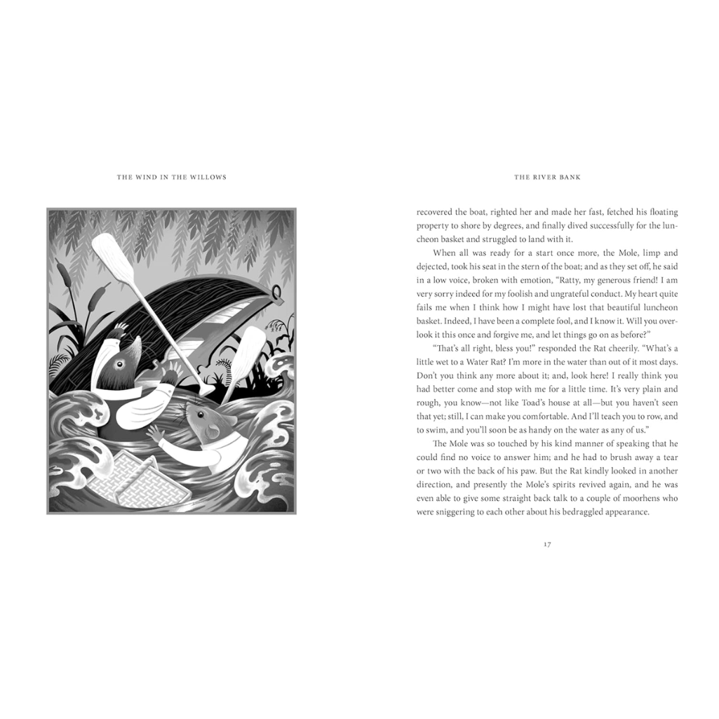 The Wind in the Willows - Children's Signature Clothbound Editions (Hardback) internal spread