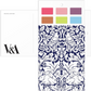 William Morris Paint-In Postcard Set