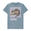 Curiouser & Curiouser Cheshire Cat T-shirt - Stone Blue