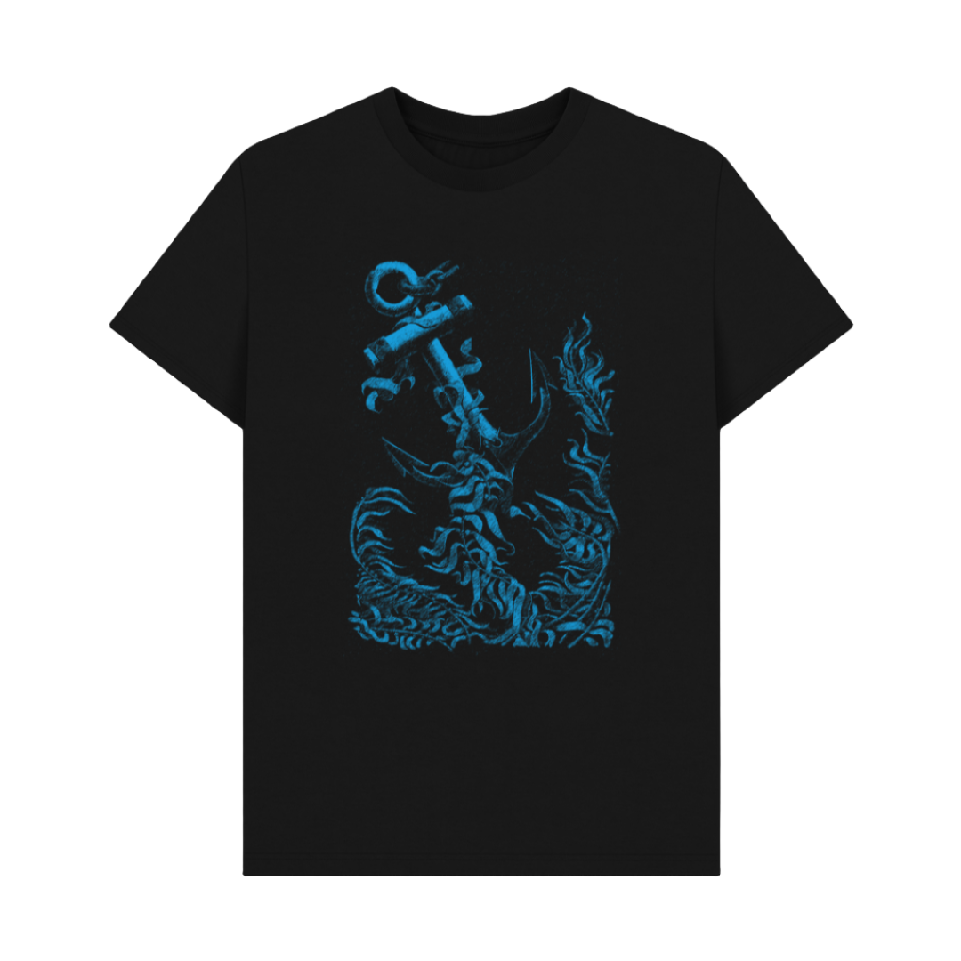 Black Printed T-shirt From the Depths