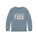 Stone Blue Medieval Women Kids Organic Jumper