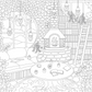 Cosy Bookshops Colouring Book