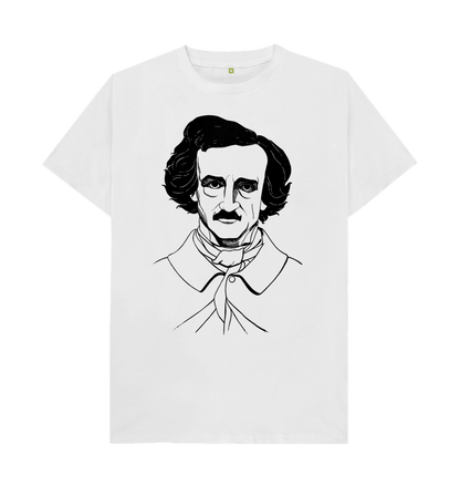 White Edgar Allan Poe T-shirt