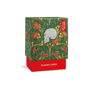 Skull and Flowers Playing Cards