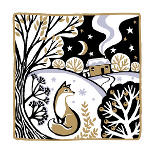 Pack of christmas cards featuring a fox