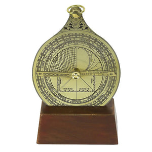 Astrolabe With Wooden Stand