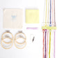 Orchids Embroidery Hoop Kit contents of the kit